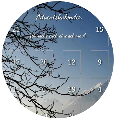 advents calendar web screenshot